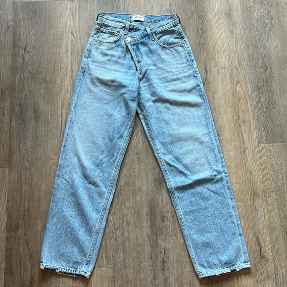 Agolde Criss Cross Upsized Jean - Suburbia, Size 23 - Picture 2 of 5